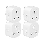 THIRDREALITY Zigbee Smart Plug UZ1 with Energy Monitoring 4 Pack, Zigbee Repeater,Remote Control, Timer & Schedule Function, ZigBee Hub Required, Compatible with Home Assistant, SmartThings, Alexa