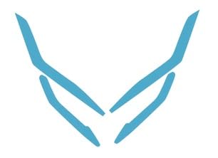 ホンダ PCX(JK05) PCX160(KF47) 2021年式〜ヘッドライトブルーアイラインフィルム+メーター透明保護フィルム