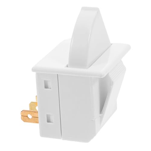 Hoement Interruptor Puerta Refrigerador Pines para Control Luz Compatible con Múltiples Marcas Fácil Instalación para Reparación de Lámpara de Nevera