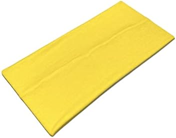 Extra Wide Headbands 11 cm Plain Stretchy Kylie Head Band Unisex Bandeaux Soft Hairbands Yoga Bandana Headband (Black)