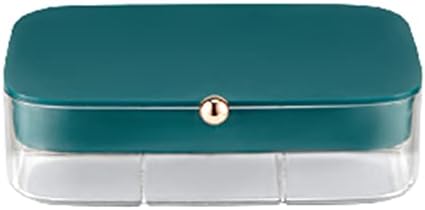 VALINK Jewelry Storage Box Multi Layer Necklace Storage Box, Travel Portable Jewelry Case for Pendant, Necklace, Bracelet Green image 5