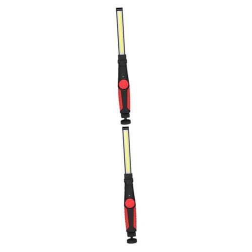 Lampe de poche magnétique pour camping et urgence voiture, lot de 2 baladeuses rechargeables
