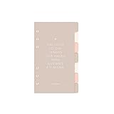 Producto de alta calidad SET DE 7 SEPARADORES PARA TU AGENDA DE ANILLAS CHARUCA. A6. MANTRAS
