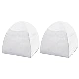 植物凍結保護カバー、不織布テント-55.9x55.9 cm 冬の植物カバー、低木果樹、野菜、ベリーブッシュ、バラ、パティオガーデニング用