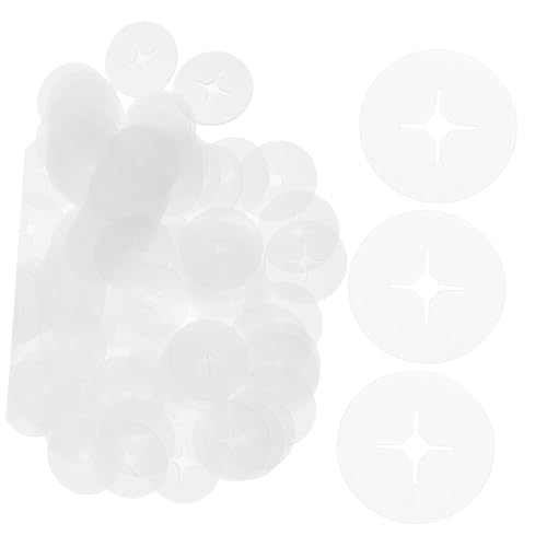 AKOOSY 100 pezzi Fermaganci Antiscivolo in Plastica Robusta per Pannelli Forati Clip Bloccaggio Ganci Espositivi per Negozio Controllo Inventario e Organizzazione Mensole