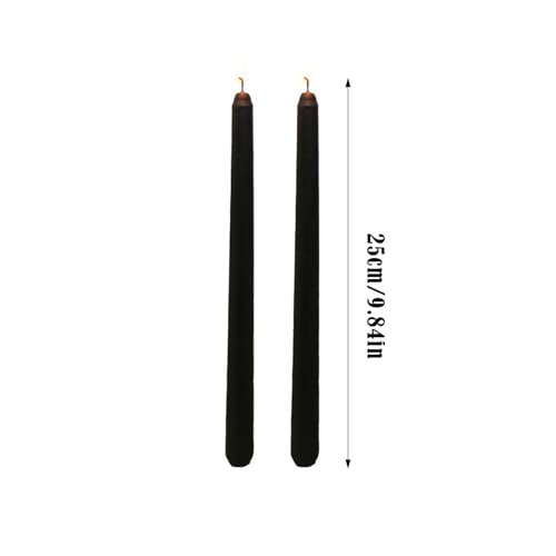 2 Pcs Clean Burn Halloween Candles for Dining Table Bedroom Party Basket - image 7