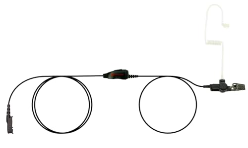 Auriculares de tubo acústico para seguridad discreta en eventos y hoteles