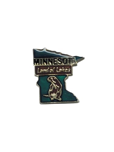 (Minnesota) - State Shaped Pin, Hat, Tie, Lapel, Etc. (Pick Any State)