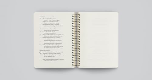 Image of ESV Scripture Journal, Spiral-Bound Edition: Psalms (Artwork by Ruth Chou Simons) (Paperback)