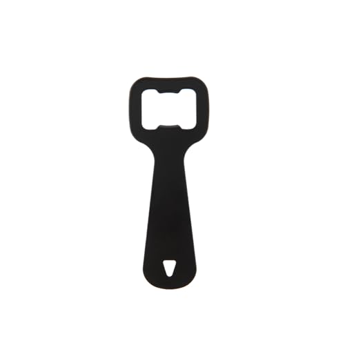 Koala Abrebotellas Plano Profesional – Abridor de Botellas de Acero Inoxidable para Cerveza y Refrescos, Resistente y Ergonómico, Apto para Hostelería y Hogar. Color Negro