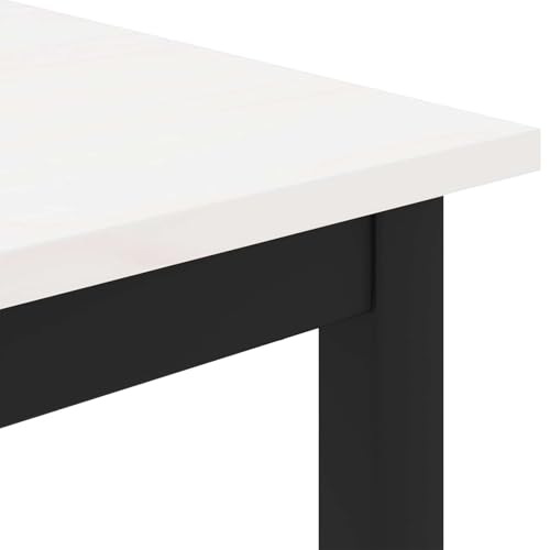 Banco de comedor moderno de 110 cm en madera y metal para salón 8
