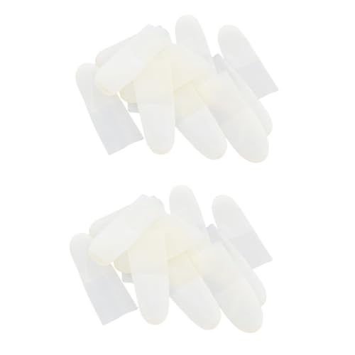 BCOATH 2sets Finger Tip Covers Anti-Static Feature Latex Fingercots for Semiconductor Industry Disposable Finger Glove for Protection Comfortable for Long Use 150pcs*2