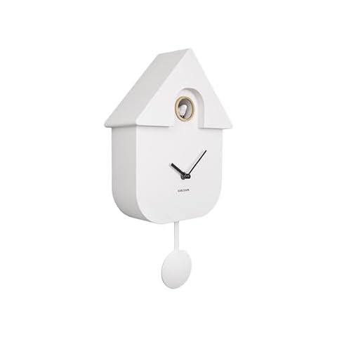 Karlsson White Cuckoo Clock, ABS Material Cover