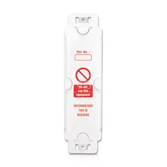 E-Square Slim Property Scaffolding Tag Holder - Set of 10