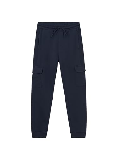 Mayoral Knit Cargo Pants for Boys Navy