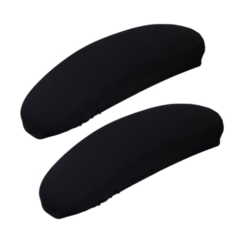 AFXGUSD Juego de 2 Fundas para Reposabrazos de Sillas de Oficina, Gaming Y de Escritorio.., Black S, Individual