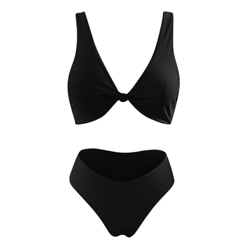 Bikini for reductor efecto piernas largas con tanga alta y push up rojo 4