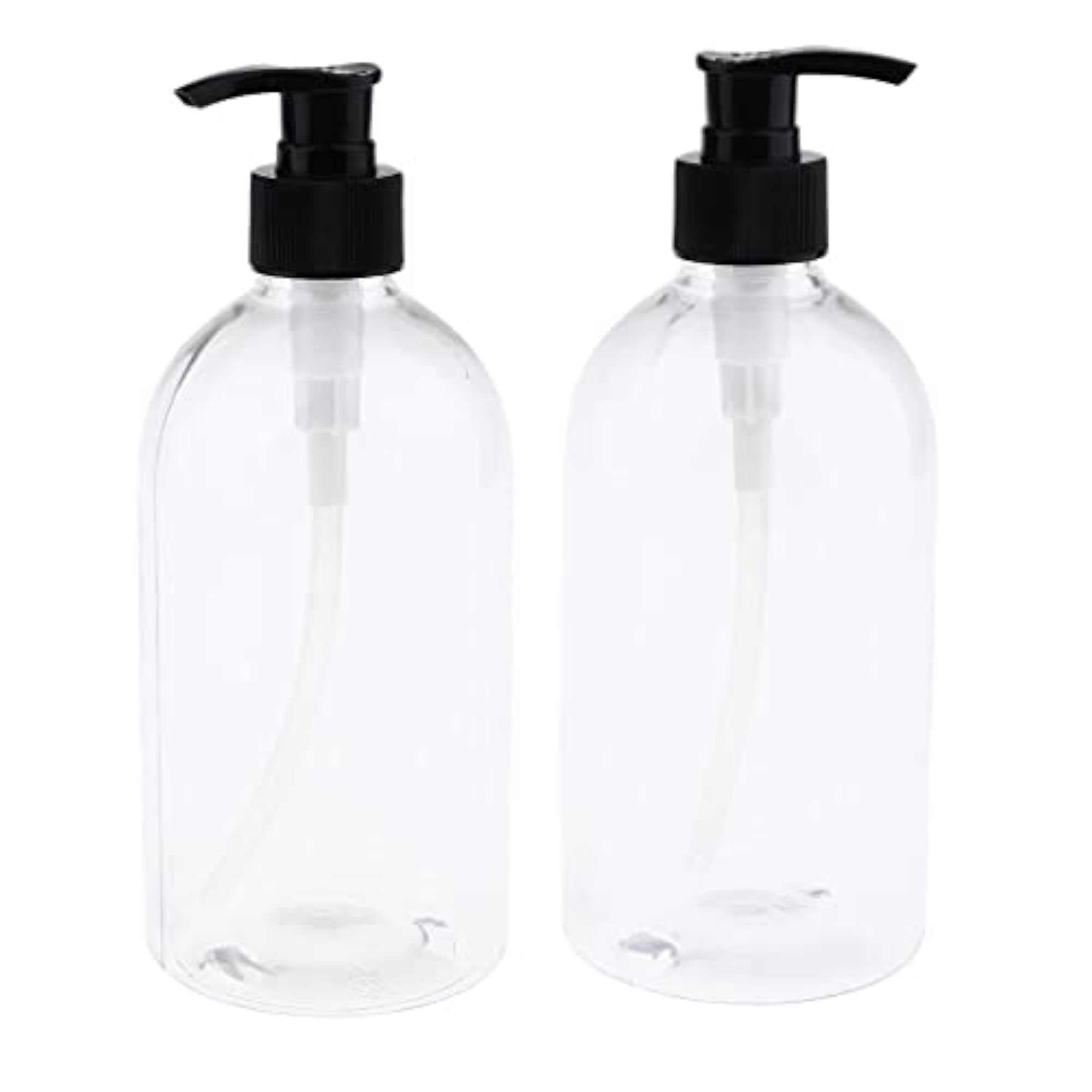 2Pcs 500mL Empty Lotion Bottle with Pump