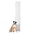 PetSafe Sliding Glass Pet Door - No-Cut DIY Install Doggy Door for Renters - Aluminum Frame - Adjustable Height 75 7/8" to 81" - Ideal for Large Dogs Up to 100 lb - White