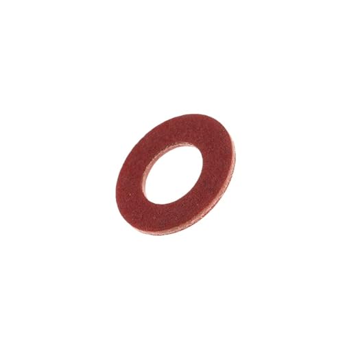 Mdingbao-V[bV[ M2-M12 Red Steel Paper Flat Pad Insulation Washers Meson Gasket Spacer Insulating Spacers, 1000Pcs Ƒϋv
