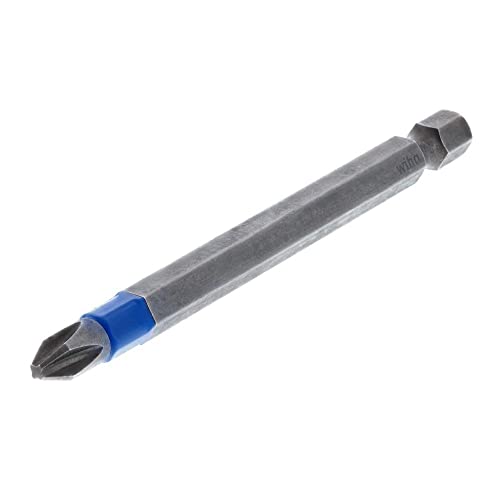 Wiha TerminatorBlue Impact Bit Phillips #2 évite la casse des embouts longs pack de 2