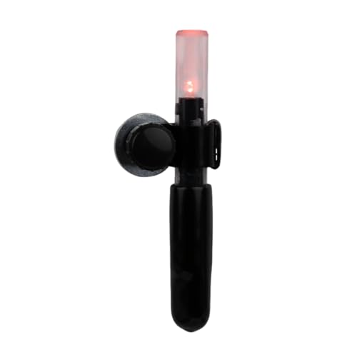 Lumenok Tip Up Light Bite Activated Ice Fishing Tip Up Light for Night Fishing High Visibility Strike Detection and Easy Installation on Most Tip Ups (Red)