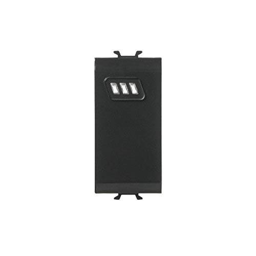  Bentel Security - Eclipse 2 Cover - Gewiss Chorus Nero - Bentel - ECL2C-CN