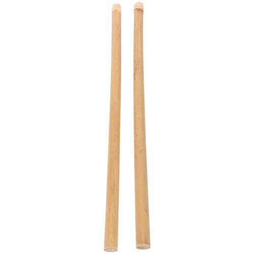 1 par de baquetas profesionales antideslizantes de madera maciza para instrumentos de percusión como caja, bombo y folk, aptas para adultos y principiantes