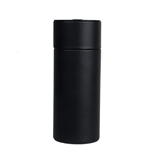 VOIV Portasigari Legno di Cedro Foderato Tubo Mini Viaggio Humidor Box Porta Sigari con Umidificatore Igrometro Accessori