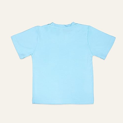 Image of Kidbea Boy's Modern Fit T-Shirt (202307 Blue