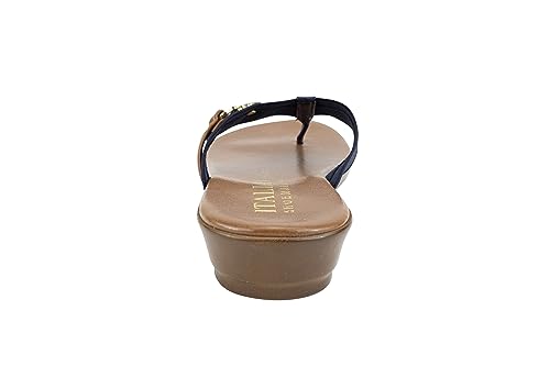 Image of ITALIAN Shoemakers Vale Low Wedge Thong Comfort Sandal for Women