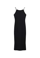 Superdry Jersey Lace Back Midi Dress W8011609A Black Size 16, Black, UK 10