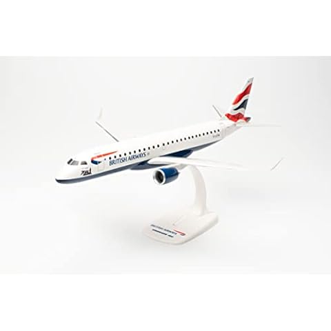Herpa 613460 British Airways Cityflyer Embraer E190, Multicolored Cover