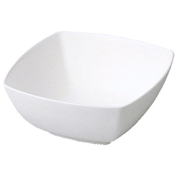 NARUMI ボウル 皿 スタイルズ ホワイト 対角18cm スクエア 電子レンジ温め 食洗機対応 50481-3409