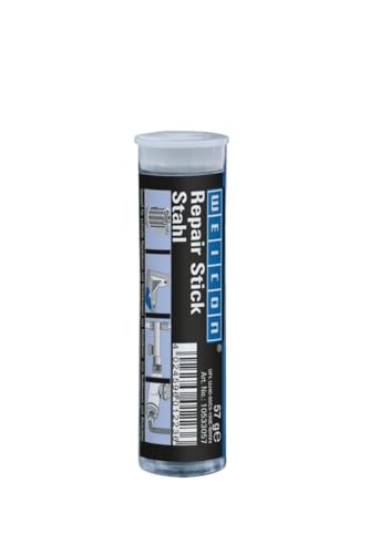 WEICON Repair Stick Steel 57g , 2 Components Adhesive Epoxy resin Special adhesive Fast and high-strength repair for metal parts, containers, etc.