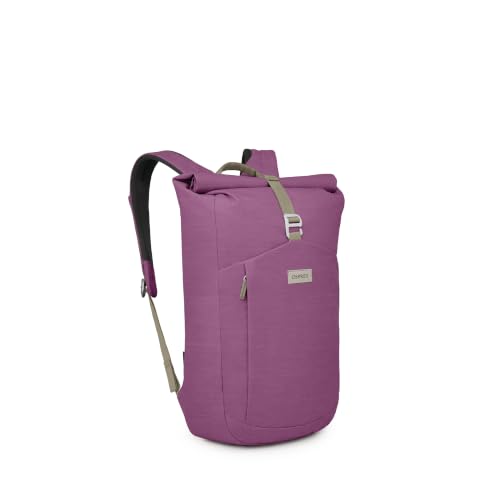 Image of Osprey Arcane Roll Top Shiso Purple Heather, Purple OS | commuter backpack, everyday bag, campus pack, laptop carry, Purple color, OS size