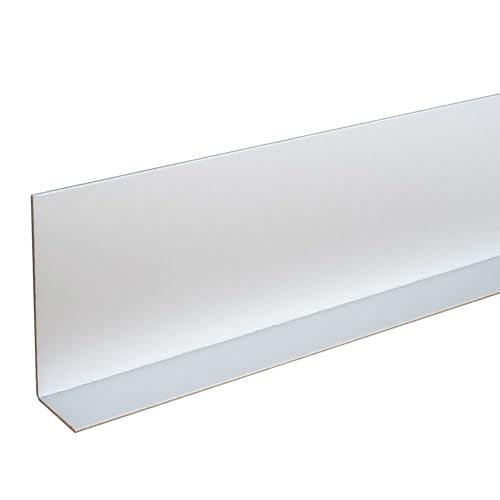 Zócalo | Aluminio | Plata | Ancho 20 mm | Altura 60 mm | Longitud 2500 mm | Grosor del material 1 mm | Autoadhesivo | Zócalo | 1 pieza