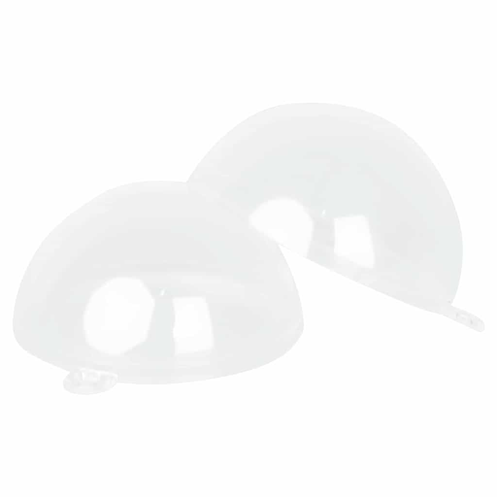 Weihnachtskugel-Set 25 Stück Transparent Ø 8 cm Kunststoff Weihnachtsbaumschmuck Christbaumschmuck Baumschmuck Anhänger Ornamente Weihnachtsdeko für Tannenbaum Schmücken Dekorieren