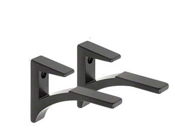 Crl SC5BL Black - Aluminum Glass Shelf Bracket thumb #8
