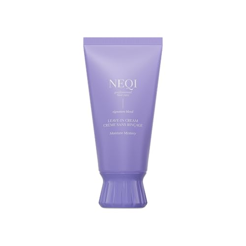 NEQI MOISTURE MYSTERY Leave-In Cream 200ml - Cuidado capilar hidratante con protección térmica, antiencrespamiento, vegano, sin sulfatos - Para todo tipo de cabelos - Resultados profesionales