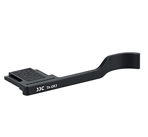 JJC TA-GR3 Thumbs Up Grip for GR III GR IIIx Camera, GR IIIx Thumbs Grip, GR III Thumbs Up Grip, Made of Premium Aluminium Alloy, Hot Shoe Grip Compatible with Ricoh GRIII GRIIIx