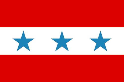 Drapeau Rarotonga 1858-1888 de qualité supérieure grand format paysage - 2