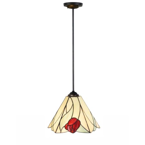 Lampe suspendue Tiffany tulipe lustre rétro Art Deco Trade pour cuisine