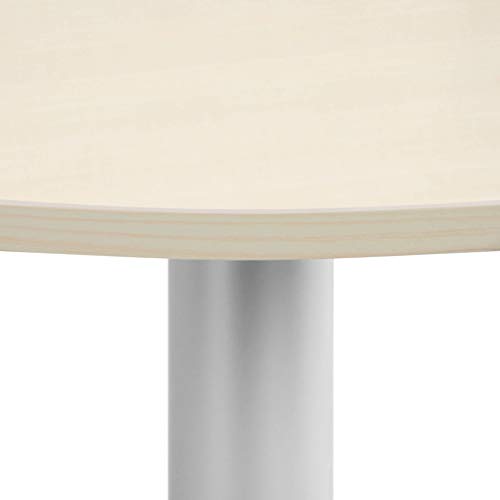 Weber Büro Optima runder Besprechungstisch Esstisch Küchentisch Tisch Ahorn Rund Ø 120 cm