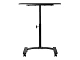 Seville Classics OFF65854 Mobile Laptop Computer Desk Cart Height-Adjustable from 20.5