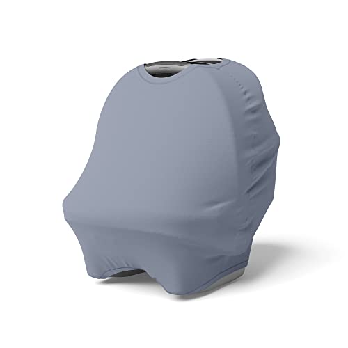 Image of Natemia Car Seat Covers for Babies – Multipurpose, Breathable Baby Car Seat Canopy, Nursing Cover- Stretchy 360 Coverage - Breastfeeding Privacy, Shopping Cart and High Chair Cover - Newborn Essential