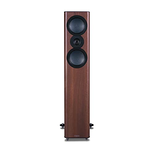 Mission QX-3 MkII Paire d’enceintes sur pied (QX-3 MKII, Noyer perle) - Les Beatles, Paul McCartney, John Lennon, RIngo Starr, George Harrison Mission QX-3 MkII Paire d'enceintes sur pied (QX-3 MKII, Noyer perle) – Image 4