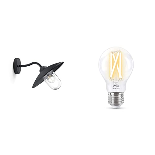 Ampoule connectée WiZ E27 LED avec applique murale Philips Hammock