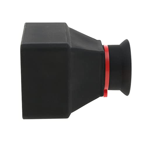 Lupa de pantalla para visor de cámaras DSLR de 3,0 pulgadas con cristal y goma 5