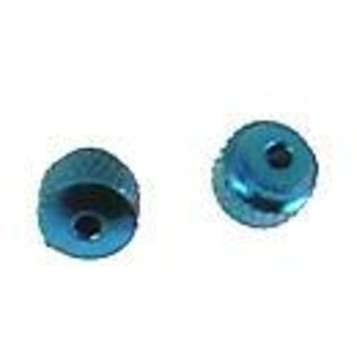 Hot Racing SH338NC06 Blue Alum. Knurled Collar (2)